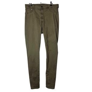 H&M Olive Green High Rise Skinny Jeggings 4